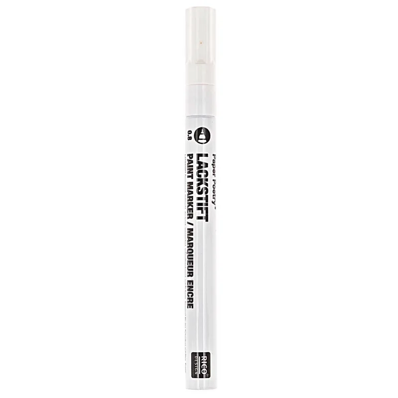 Μαρκαδόρος 0,8mm - Λευκός