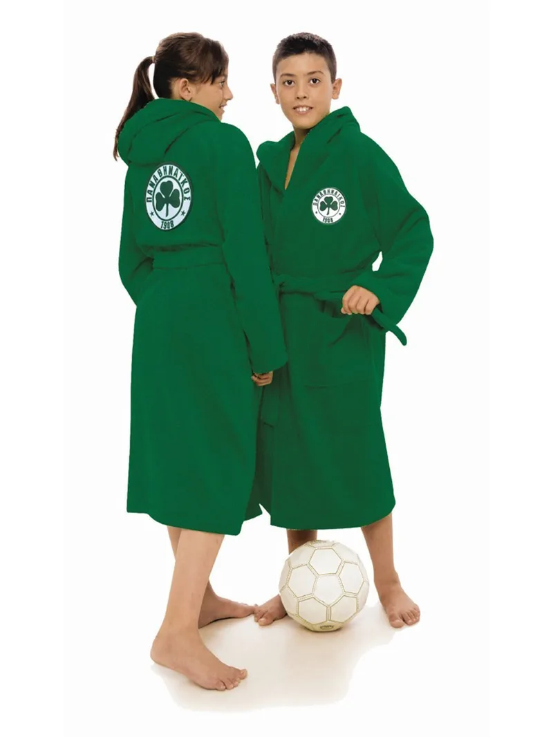Μπουρνούζι παιδικό (2-4) UNISEX FC PANATHINAIKOS YOUNG, PALAMAIKI