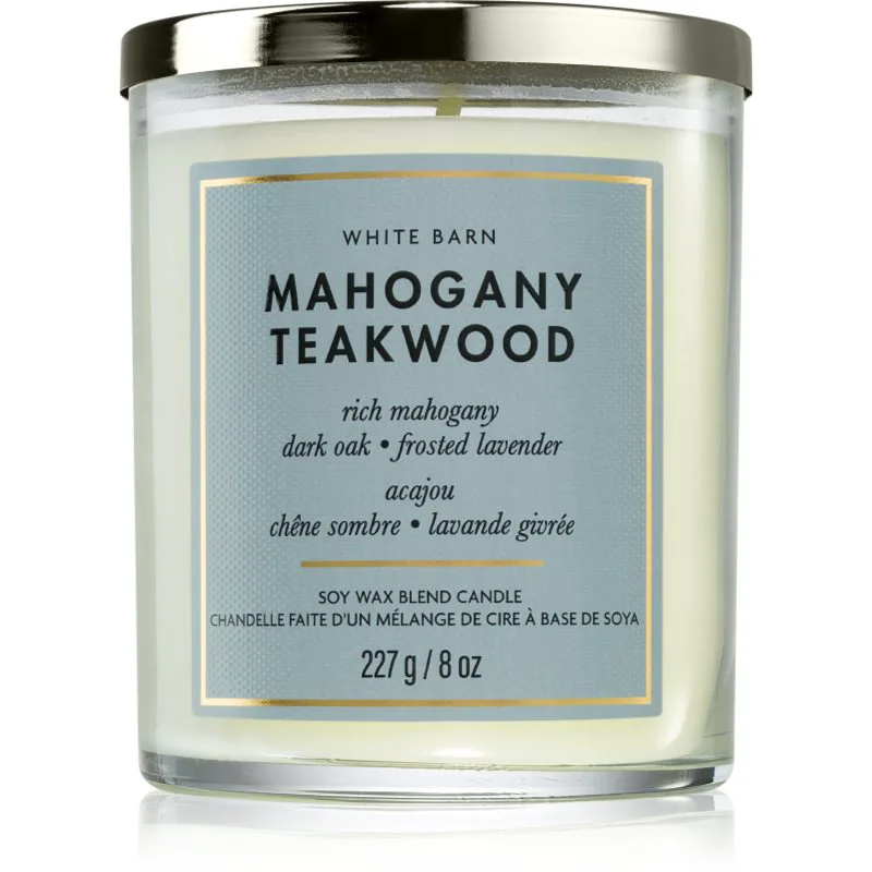 Bath & Body Works Mahagony Coconut αρωματικό κερί 227 γρ