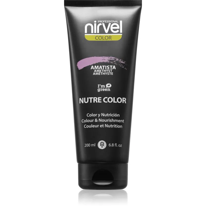 Nirvel Nutre Color θρεπτική τονωτική μάσκα για τα μαλλιά απόχρωση Amatista 200 ml
