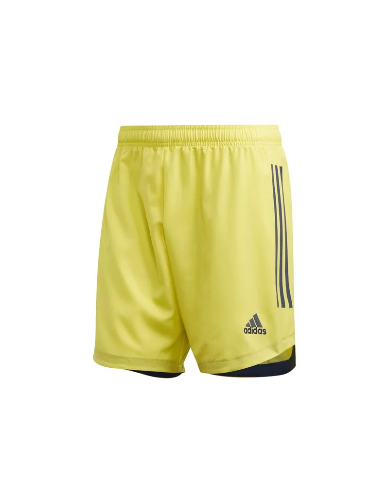 Adidas Condivo 20 Αθλητική Ανδρική Βερμούδα Κίτρινη FI4578