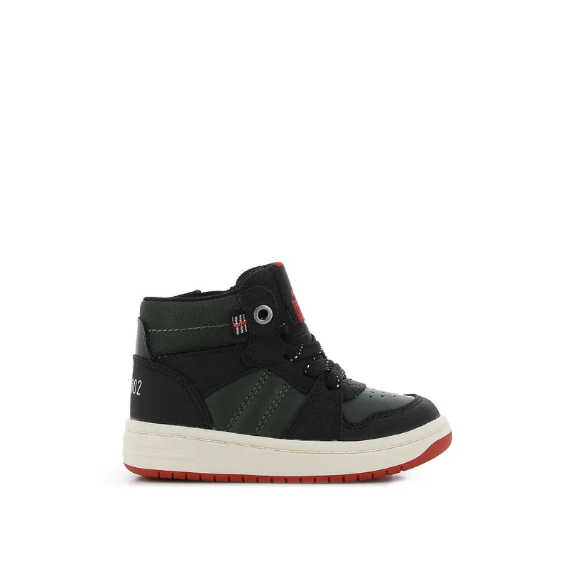 Πράσινο παιδικό sneaker μποτάκι