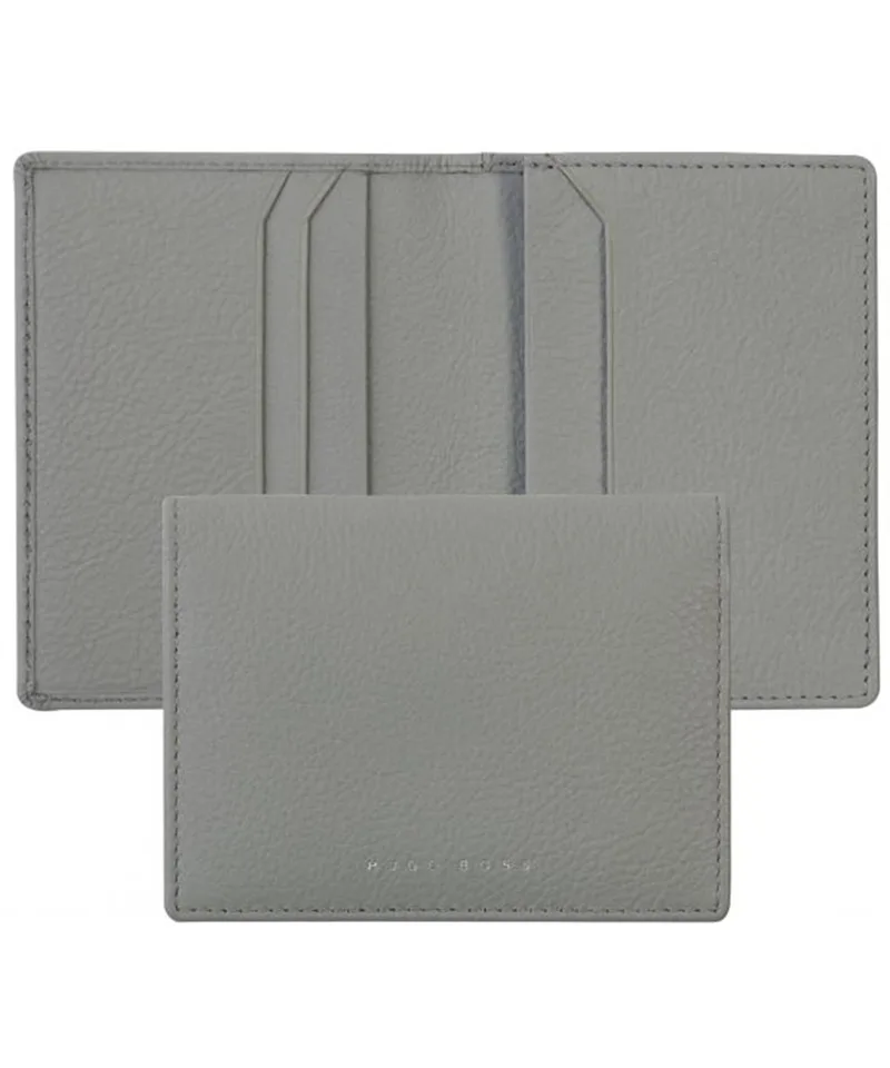 BOSS Καρτοθήκη από δέρμα Grey HLC009K