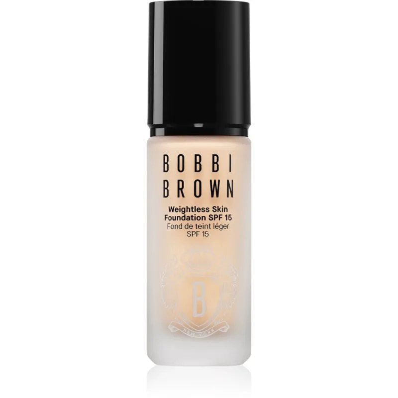 Bobbi Brown Weightless Skin Foundation SPF 15 Mini μακράς διαρκείας ματ μεικ απ με ενυδατικό αποτέλεσμα απόχρωση Cool Ivory 13 ml