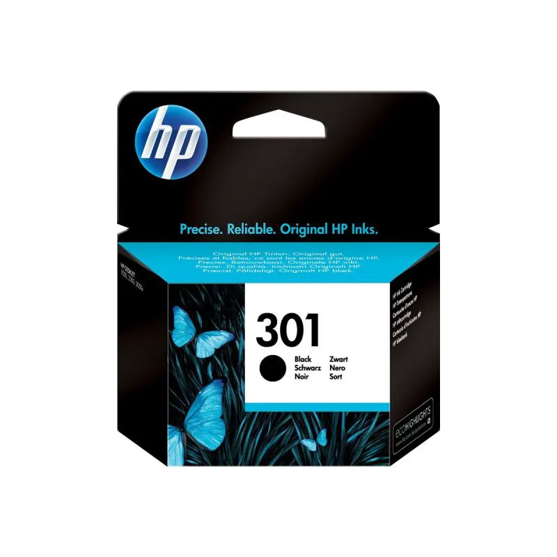 HP Ink No 301 HP301 HP 301 Black Μαύρο (CH561EE)