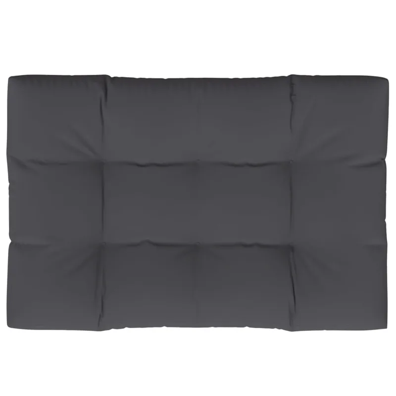 vidaXL Μαξιλάρι Παλέτας Ανθρακί 120 x 80 x 12 εκ. Υφασμάτινο