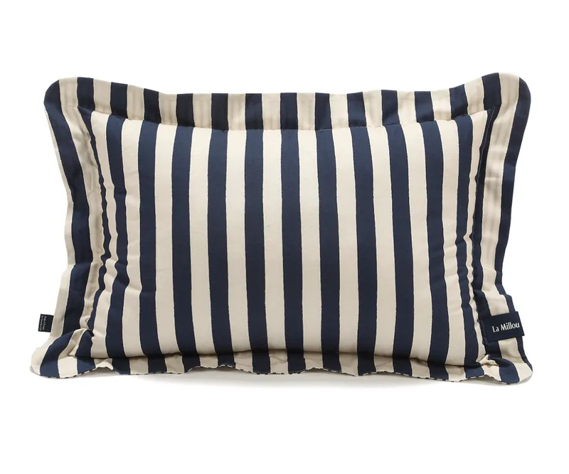 Μεγάλο Παιδικό Μαξιλάρι Stripes Navy