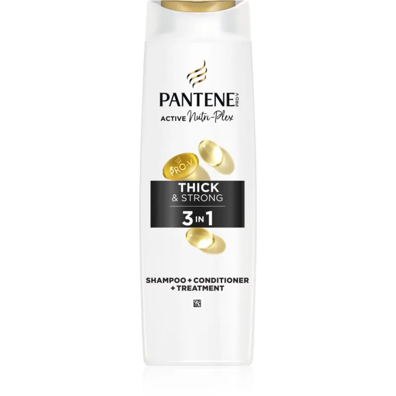 Pantene Pro-V Active Nutri Plex Thick&Strong σαμπουάν για αδύναμα και ταλαιπωρημένα μαλλιά 3 σε 1 325 ml