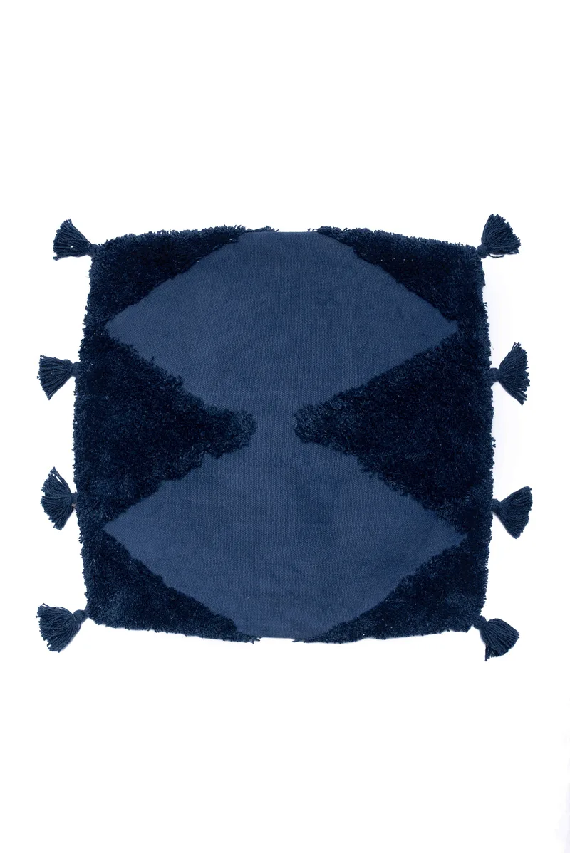 Διακοσμητική Μαξιλαροθήκη Με Φερμουάρ Palamaiki Home Decor Alfie 45x45 Blue