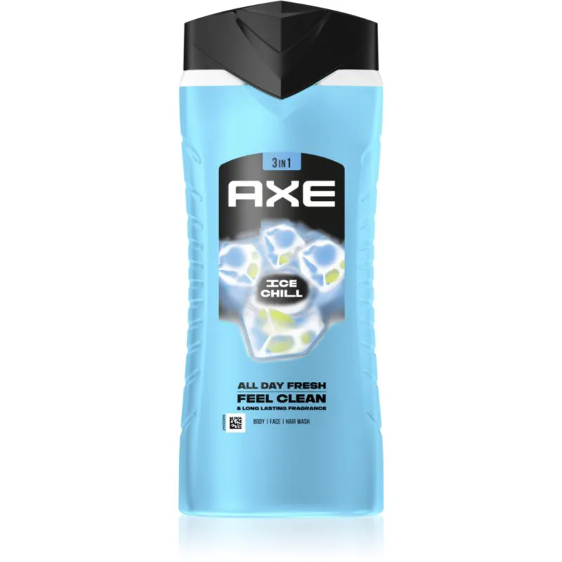 Axe Ice Chill τζελ για ντους Για πρόσωπο, σώμα και μαλλιά 400 ml