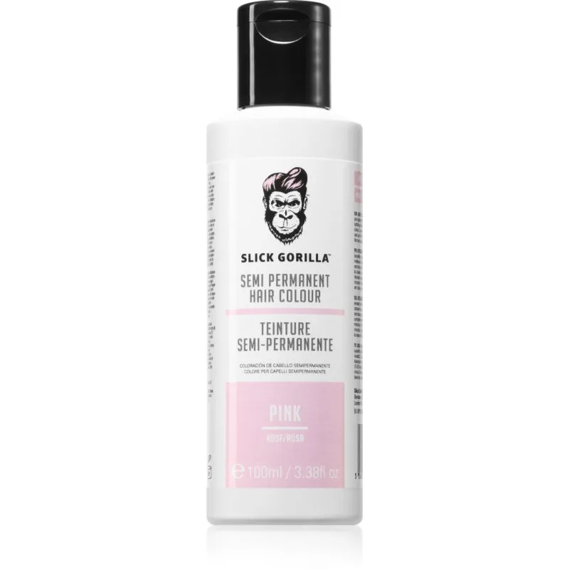 Slick Gorilla Hair Colour βαφή μαλλιών για άντρες Ροζ 100 ml