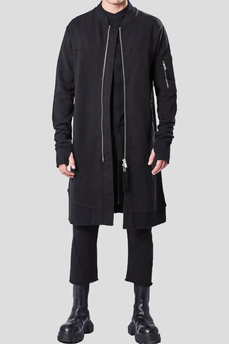 THOM KROM Ανδρικό Μαύρο Long Black Jacket