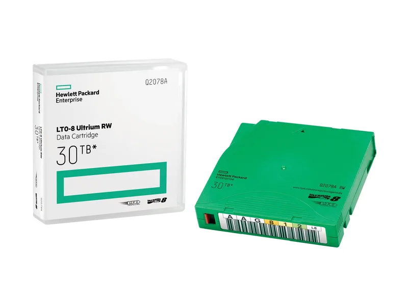 HPE LTO-8 Ultrium 12TB / 30TB RW NO LABEL