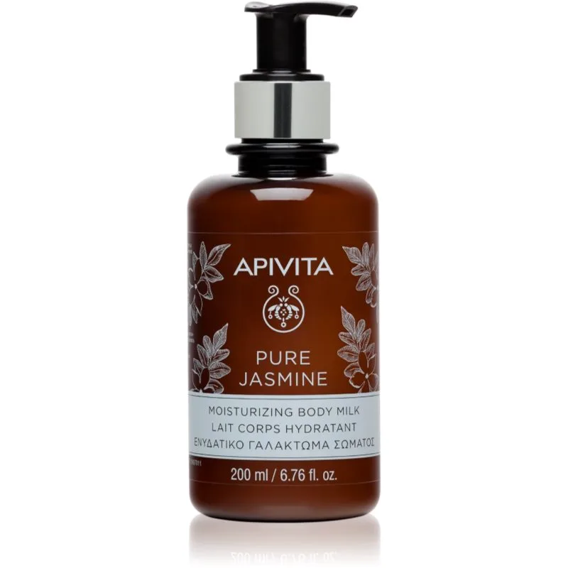 Apivita Pure Jasmine Body Milk ενυδατικό γαλάκτωμα σώματος 200 ml
