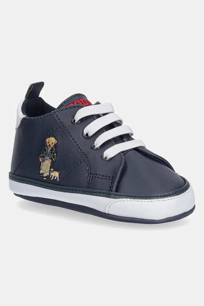 Βρεφικά παπούτσια Polo Ralph Lauren QUILTON BEAR GORE HI LAYETTE