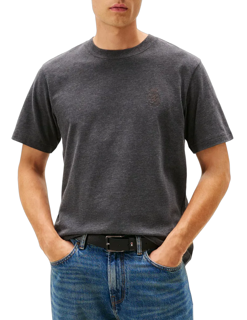 Ανδρικό T-shirt Γκρι Tommy Hilfiger MW0MW40019-P98