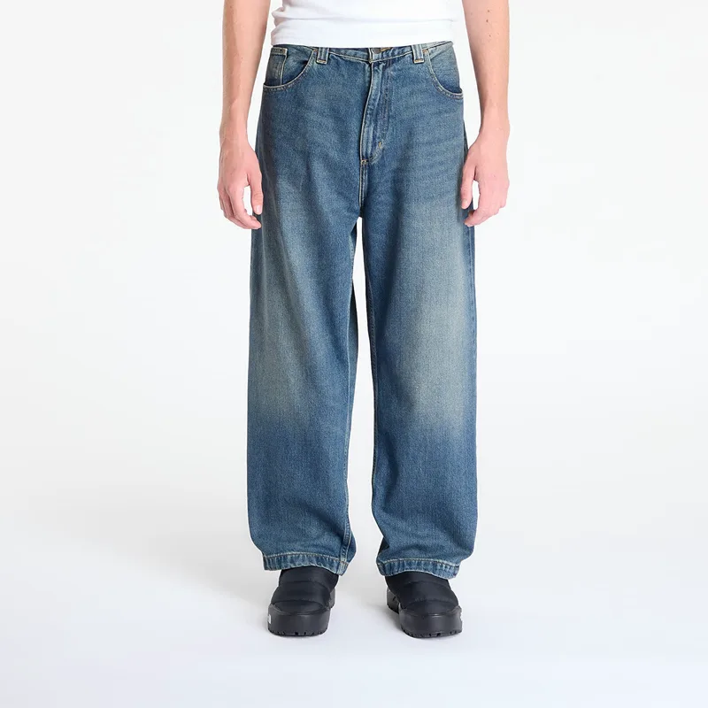 Παντελόνια Carhartt WIP Brandon Pant Blue Worn Used Wash XL