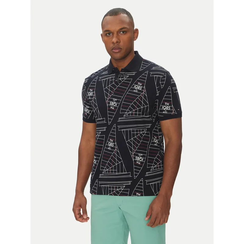 Tommy Hilfiger Polo Sailing MW0MW39309 Σκούρο μπλε Regular Fit