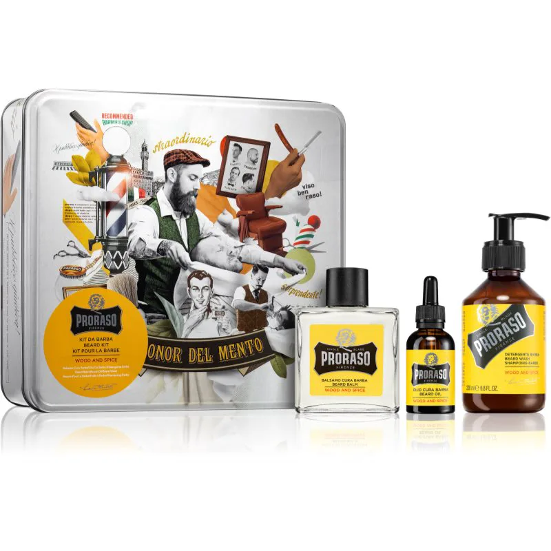 Proraso Wood and Spice Σετ για γενειάδα