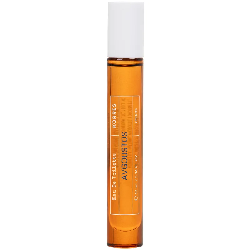 Korres Avgoustos Eau De Toilette Γυναικείο Άρωμα με Νότες Μανταρινιού, Λεβάντας & Περγαμόντου Travel Size 10ml