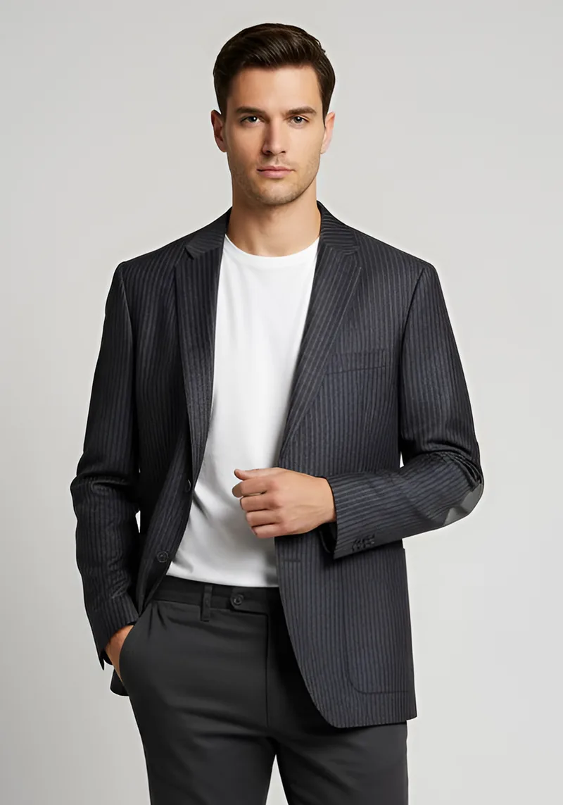 John Barrit Σακάκι της σειράς Stripe - 34170 3516 360 Blue