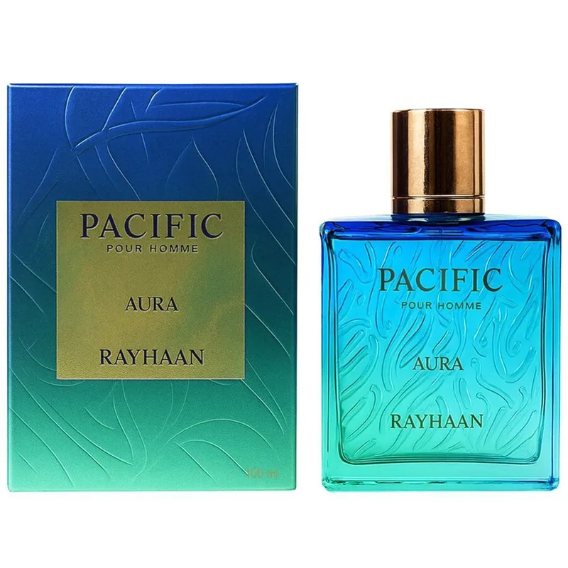 Rayhaan Pacific Aura Eau De Parfum Ανδρικό Άρωμα 100ml