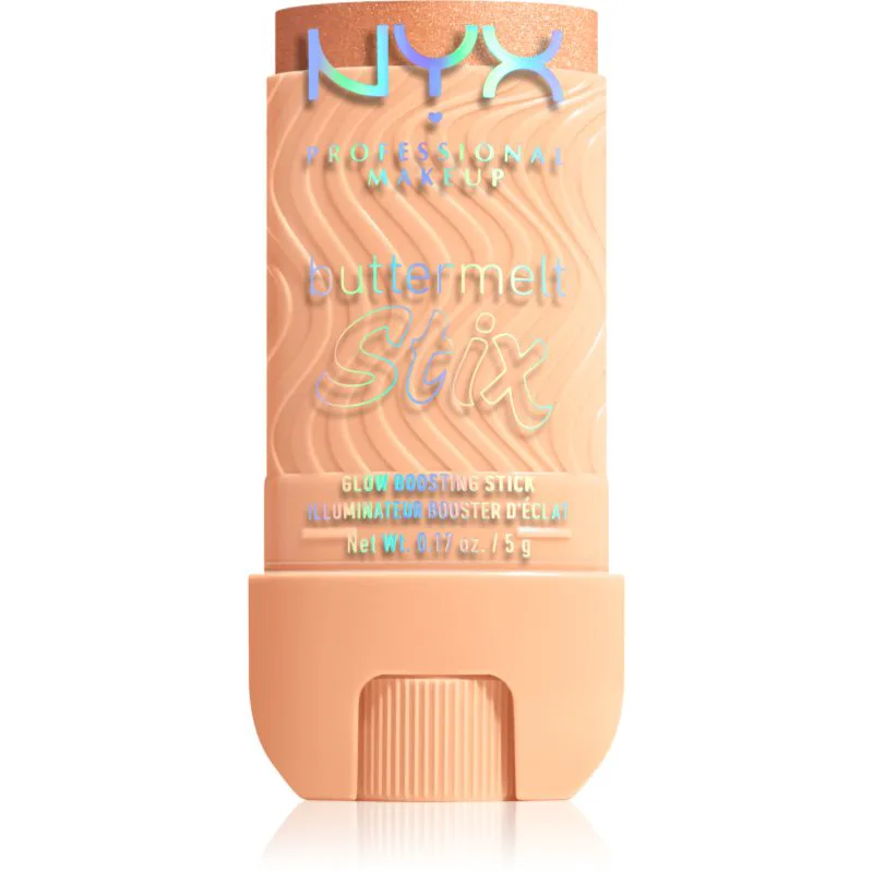 NYX Professional Makeup Buttermelt Glow Stix λαμπρυντική μπάρα απόχρωση 08 Let Me Melt 5 γρ