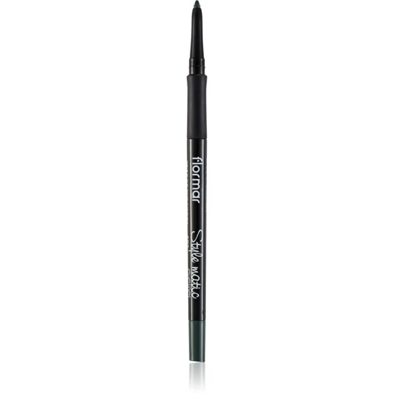 flormar Style Matic Eyeliner αδιάβροχο μολύβι για τα μάτια απόχρωση S08 Serious Green 0.35 γρ