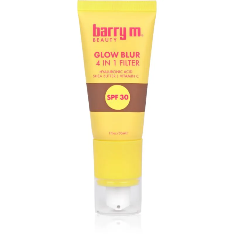 Barry M Glow Blur λαμπρυντική βάση SPF 30 απόχρωση Deep 30 ml