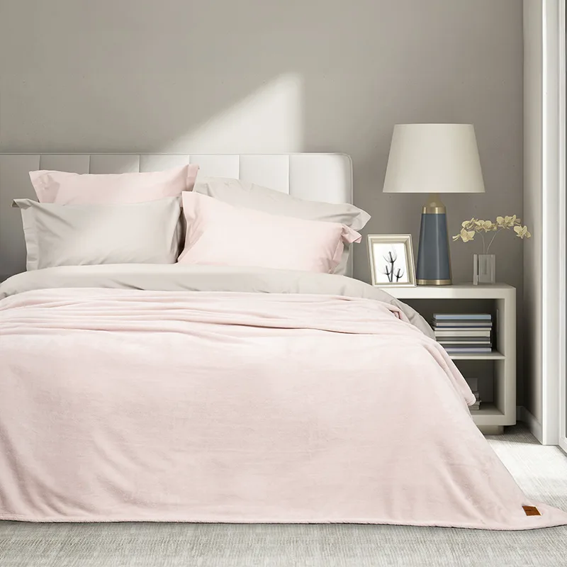 Κουβέρτα Fleece Υπέρδιπλη 220X240 Nima Alpa Light Ροζ (220x240)