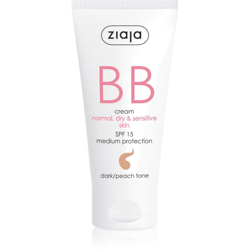 Ziaja BB Cream Κρέμα BB για κανονική προς ξηρή επιδερμίδα απόχρωση Dark Peach 50 ml