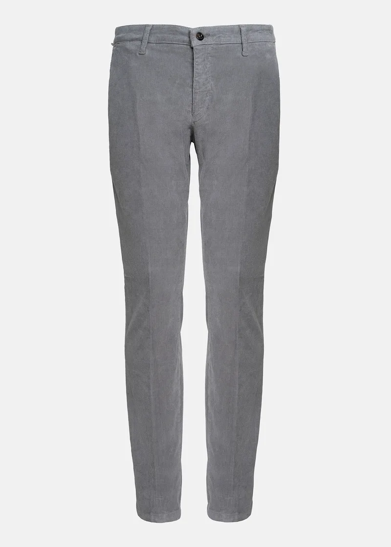 Four.ten Παντελόνι της σειράς Velvet - T910 223573 00550 Grey