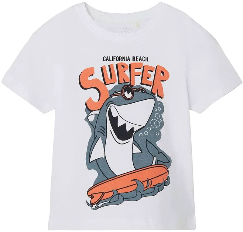 T-SHIRT NAME IT 13215002 NMMVAGNO ΛΕΥΚΟ (92 CM)-(2 ΕΤΩΝ)