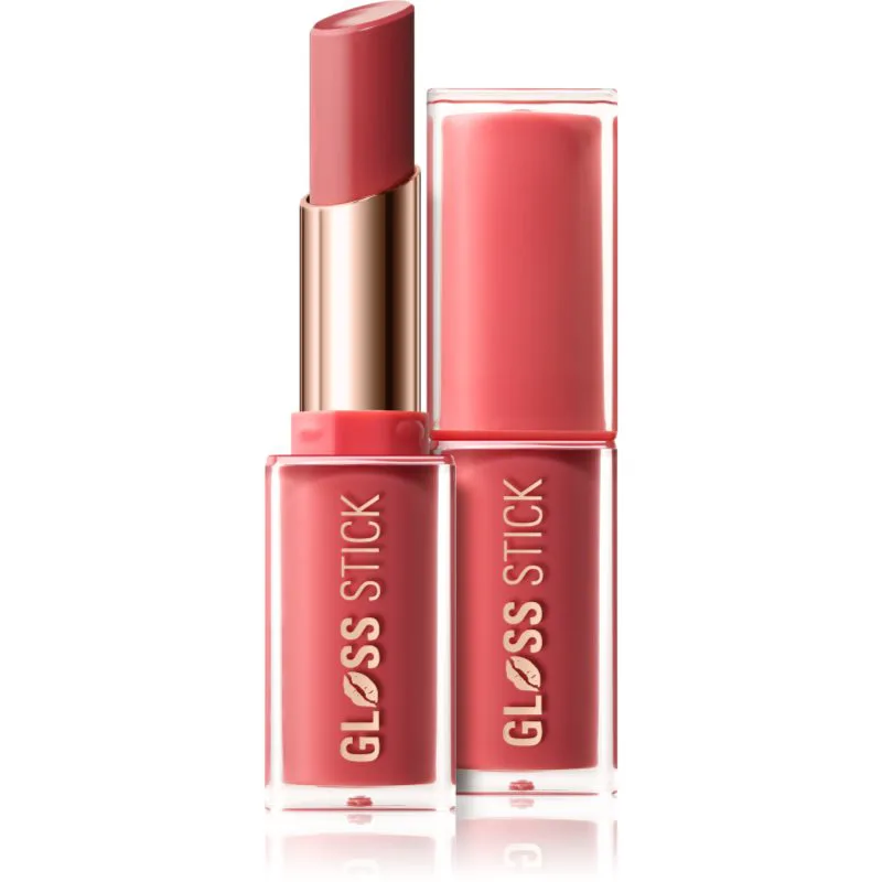 Revolution Pout Lip Gloss Stick ενυδατικό στιλπνό κραγιόν απόχρωση Sweet Rose 3 γρ