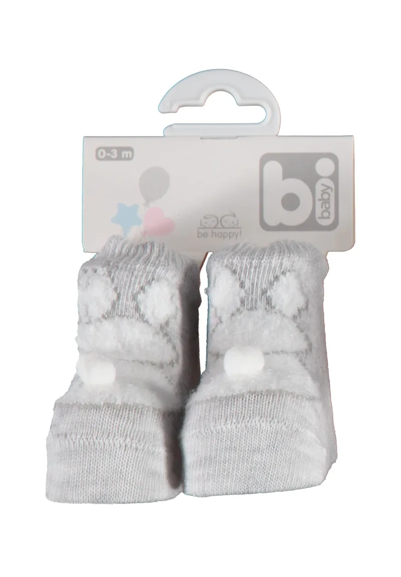 Καλτσάκια bebe Little Bunny 68367-Γκρι