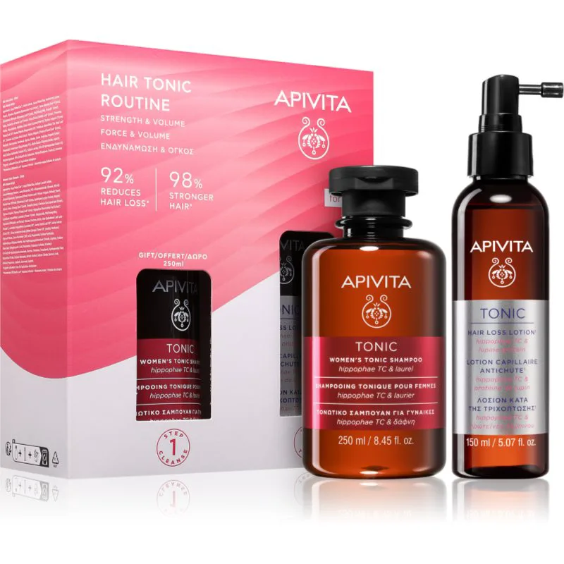 Apivita Tonic Women's Hair Tonic Routine Set Σετ ενάντια στη τριχόπτωση