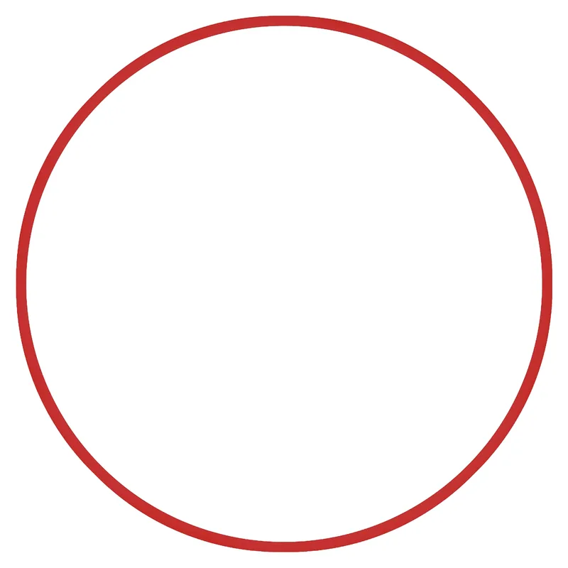 Χούλα-Χουπ Hq 70cm Φ19mm 280g Κόκκινο