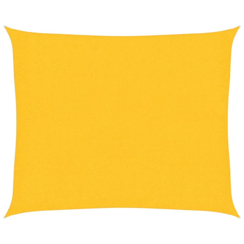 vidaXL Πανί Σκίασης Κίτρινο 2,5 x 3 μ. 160 γρ./μ² από HDPE