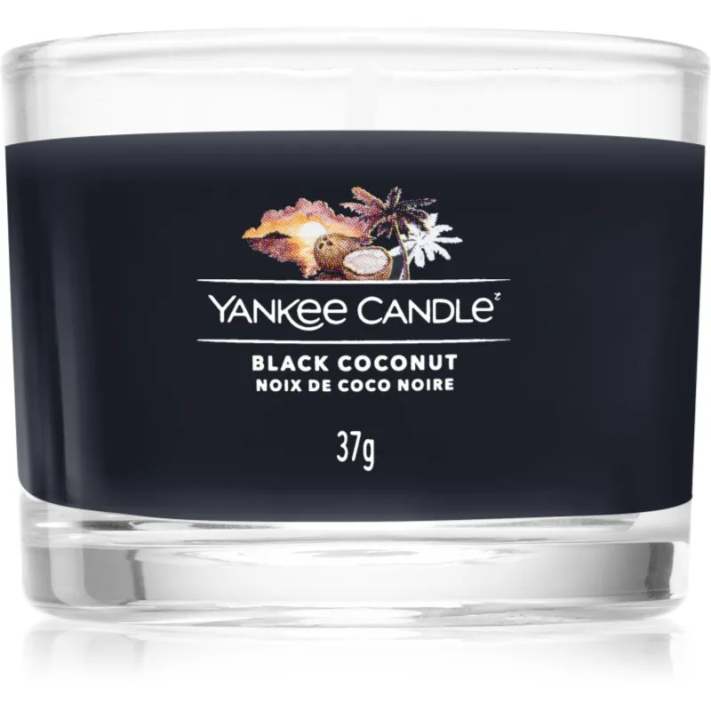 Yankee Candle Black Coconut αναθηματικό κερί Signature 37 γρ
