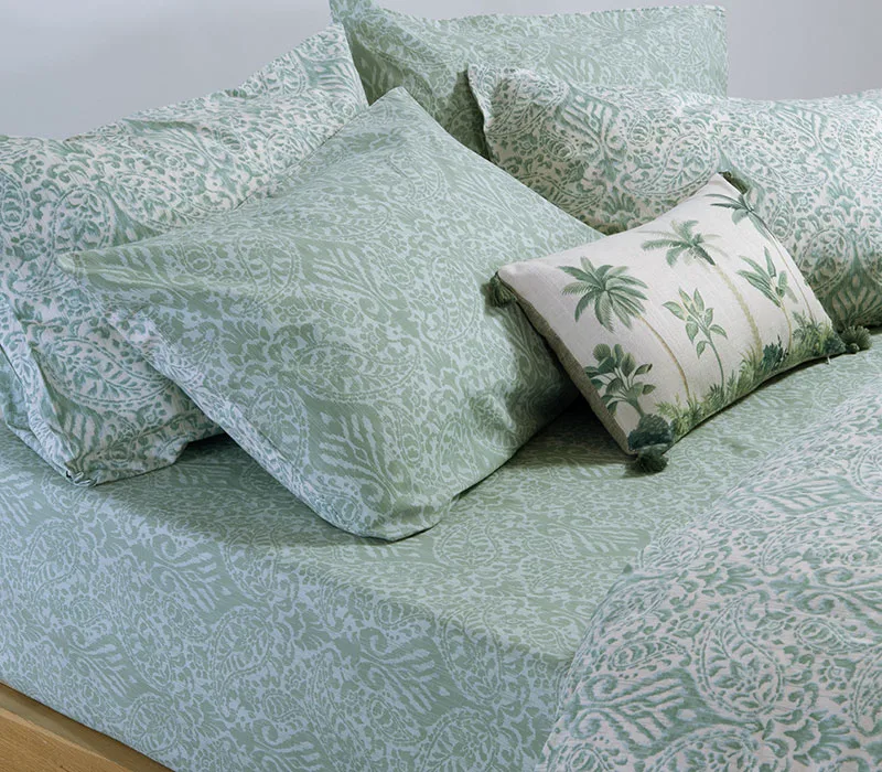 Σεντόνια Μονά Με Λάστιχο (Σετ) 100x200+35 Nef-Nef Homeware Jetrix Green