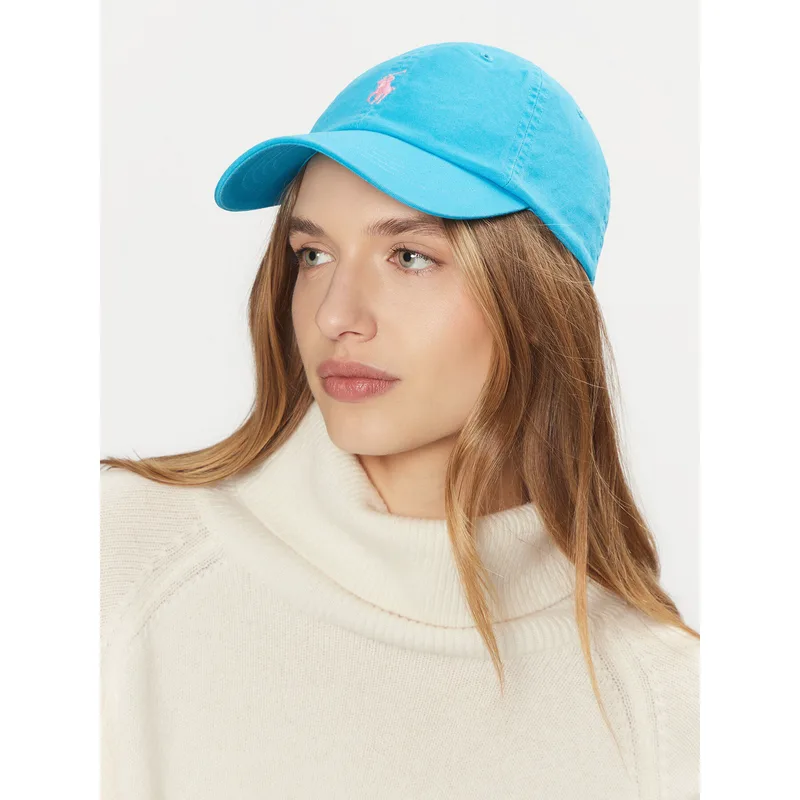 Καπέλο Jockey Polo Ralph Lauren 211912843012 Μπλε