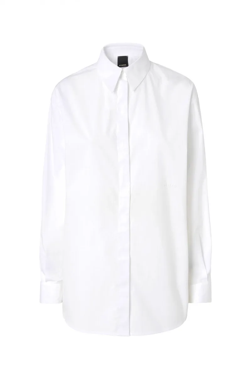 PINKO ΠΟΥΚΑΜΙΣΟ BRIDPORT 1 SHIRT ΛΕΥΚΟ