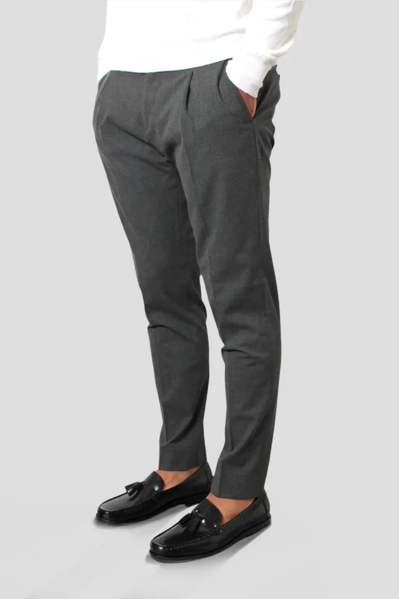 BE ABLE Ανδρικό Γκρι Riccardo Trousers