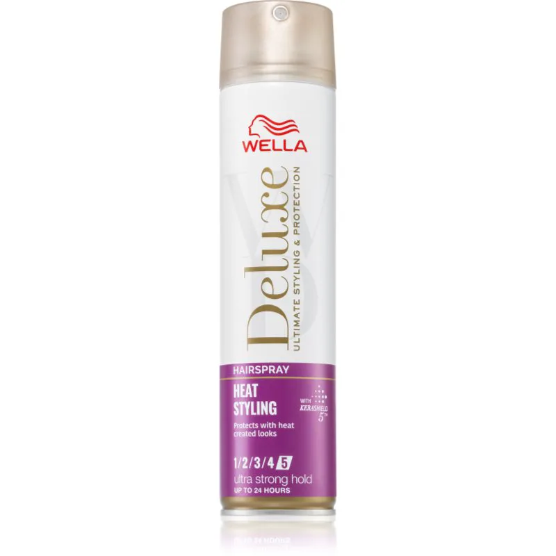 Wella Deluxe Heat Styling λακ μαλλιών για θερμική επεξεργασία μαλλιών 250 ml