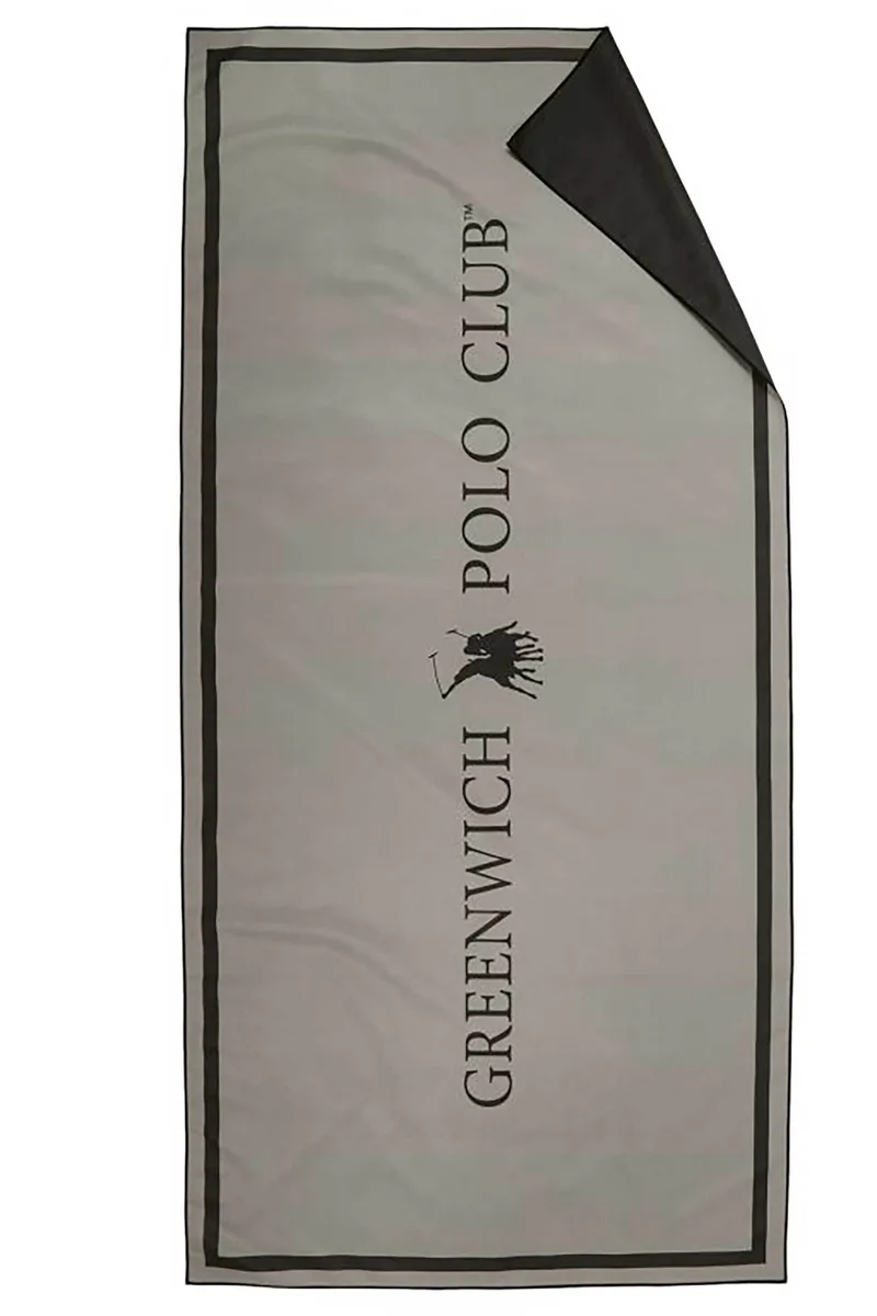 Greenwich Polo Club unisex πετσέτα θαλάσσης 80 x 170 cm "5213" - 267801705213 Γκρι