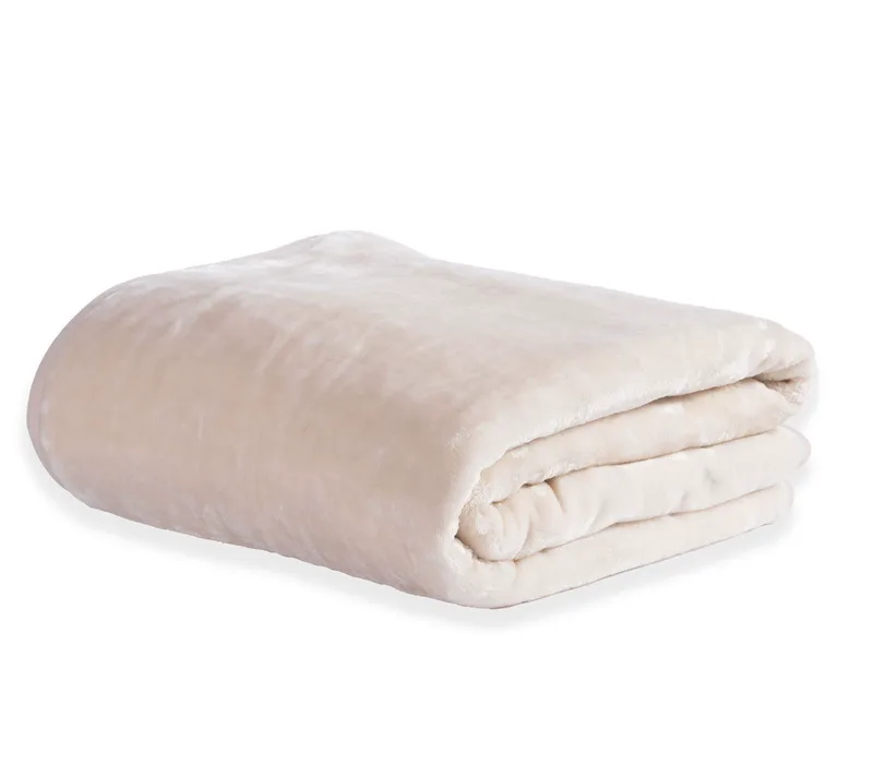 Κουβέρτα Βελουτέ Υπέρδιπλη Nef-Nef Loft 1208-Ecru 220x240