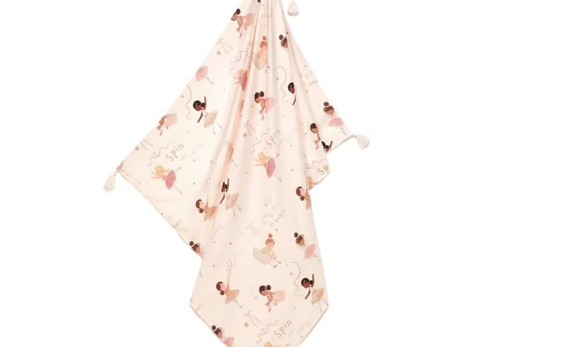 Bamboo Κουβέρτα Swaddle Ballerine