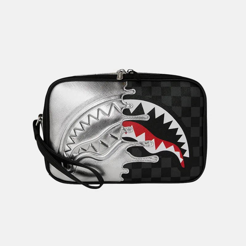 Sprayground Silver Side Drip Check Νεσεσέρ (9000278184_1523)