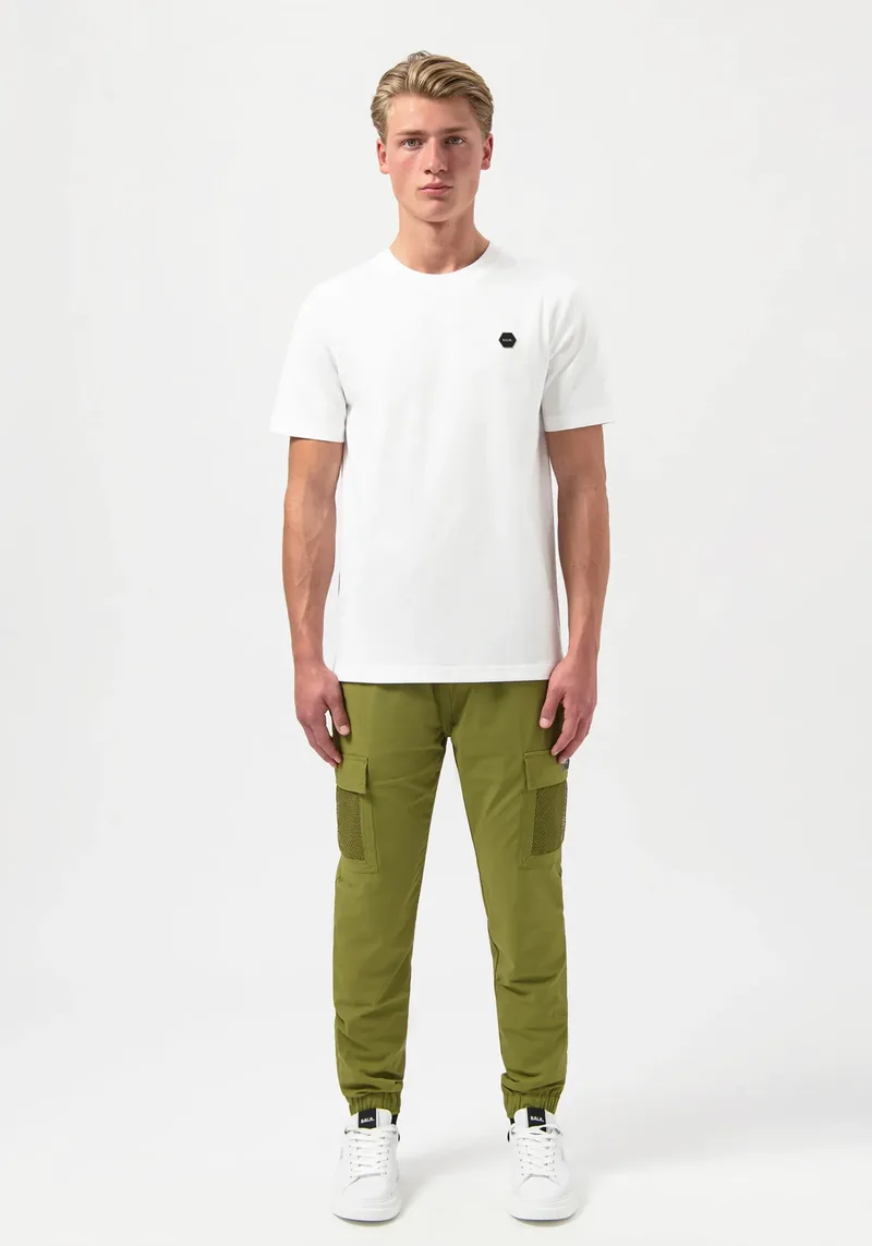 BALR. T Shirt της σειράς Hexline - B1112.1255.906 Bright White