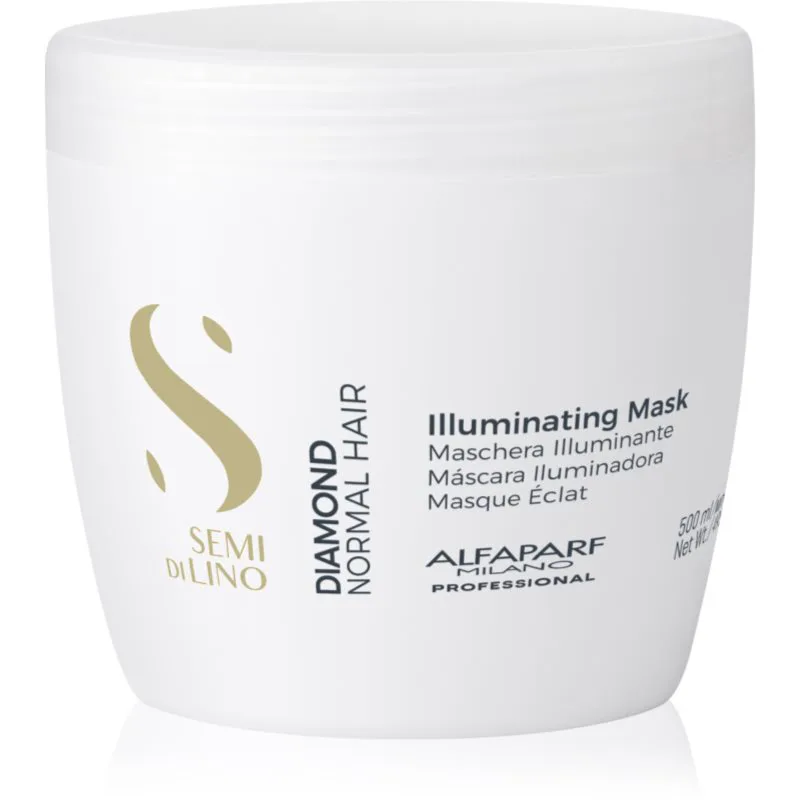Alfaparf Milano Semi di Lino Diamond Illuminating μάσκα για λάμψη 500 ml